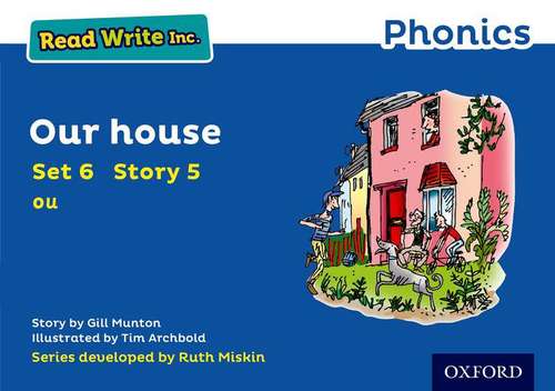 Book cover of Read Write Inc. Phonics: Blue Set 6 Storybook 5 Our House