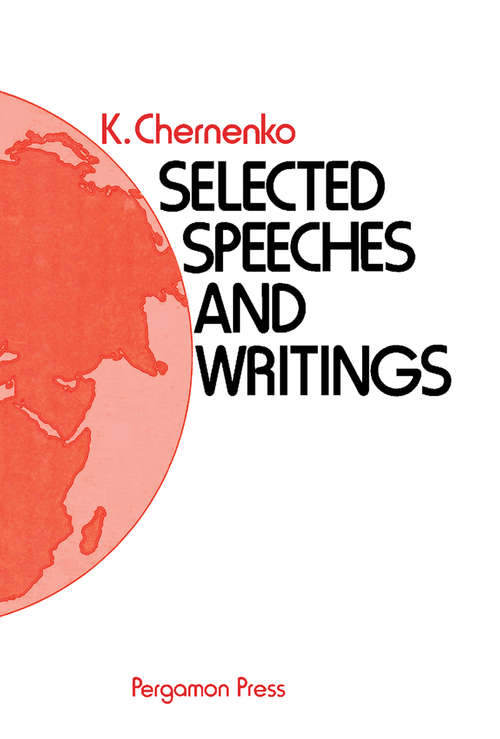 Book cover of Selected Speeches and Writings