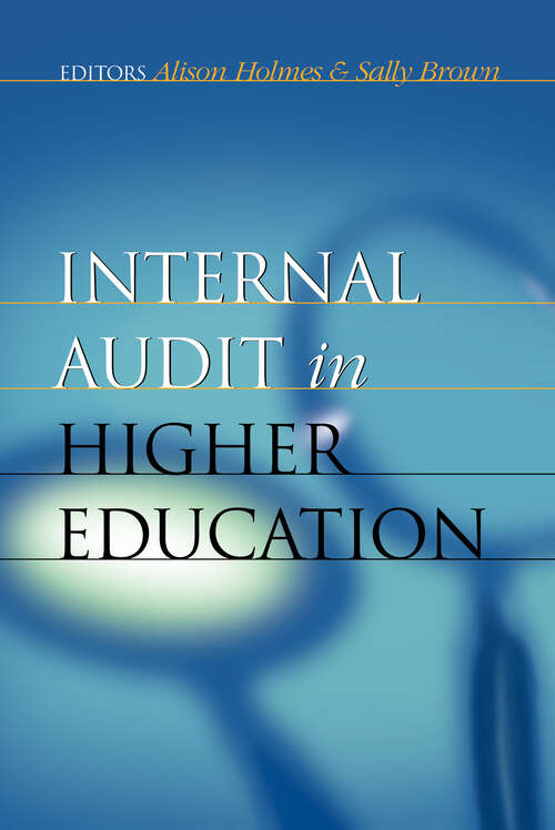 Book cover of Internal Audit in Higher Education
