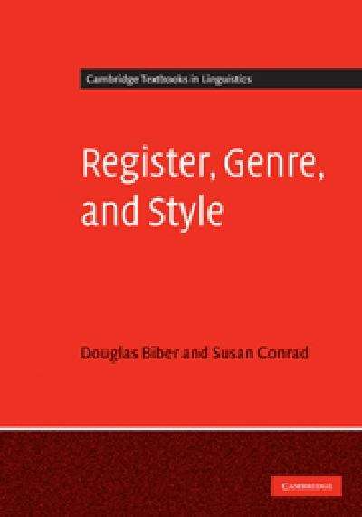 Book cover of Register, Genre, And Style (Cambridge Textbooks In Linguistics Ser. (PDF))
