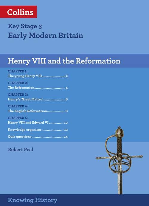 Book cover of Knowing History - KS3 HISTORY HENRY VIII AND THE REFORMATION (PDF)