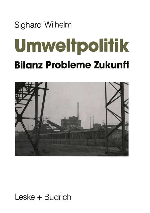 Book cover of Umweltpolitik: Bilanz, Probleme, Zukunft (1994)