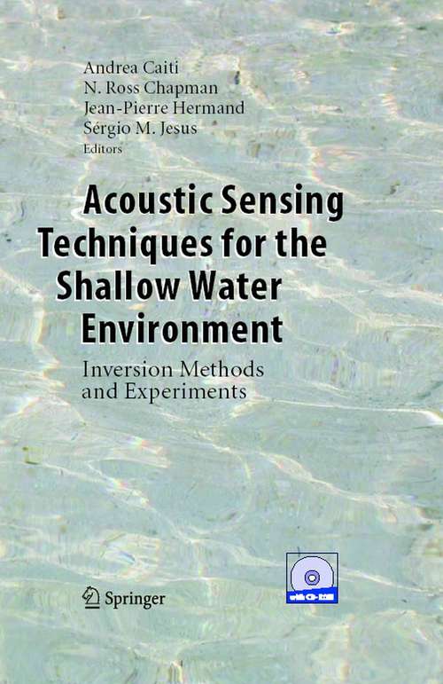 Book cover of Acoustic Sensing Techniques for the Shallow Water Environment (pdf): Inversion Methods and Experiments (2006)