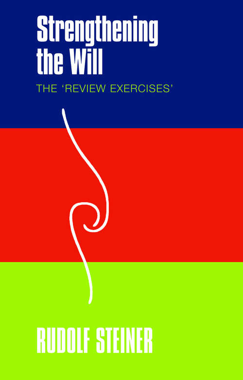 Book cover of Strengthening the Will: The 'Review Exercises'