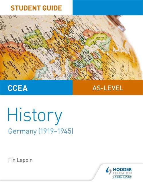 Book cover of CCEA AS-level History Student Guide: Germany (1919-1945)