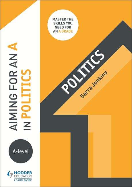 Book cover of Aiming for an A in A-level Politics