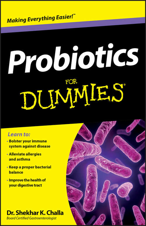 Book cover of Probiotics For Dummies