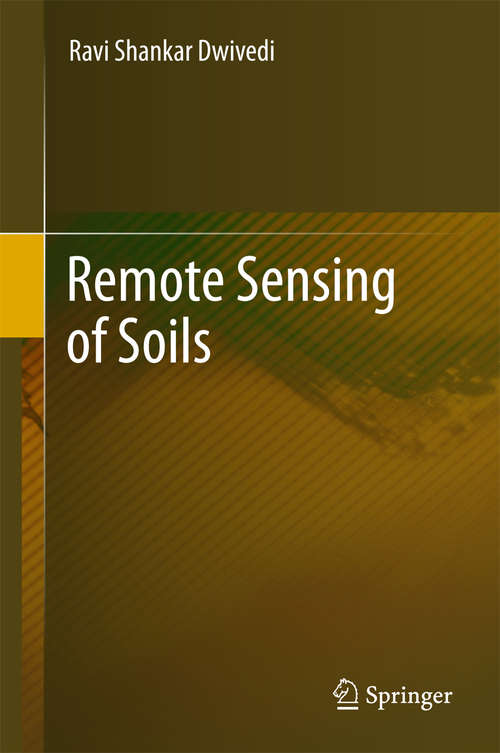 Book cover of Remote Sensing of Soils (1st ed. 2017)