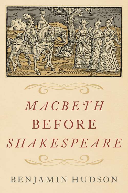 Book cover of Macbeth before Shakespeare