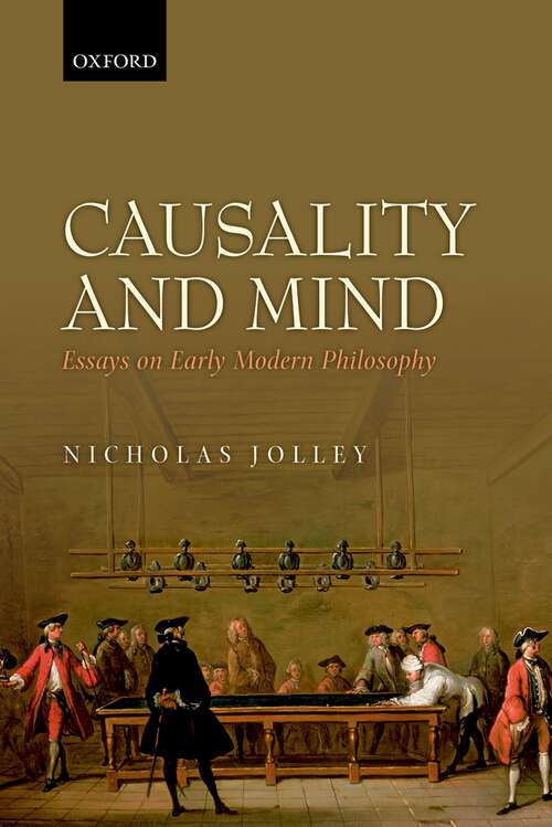 Book cover of Causality And Mind: Essays On Early Modern Philosophy