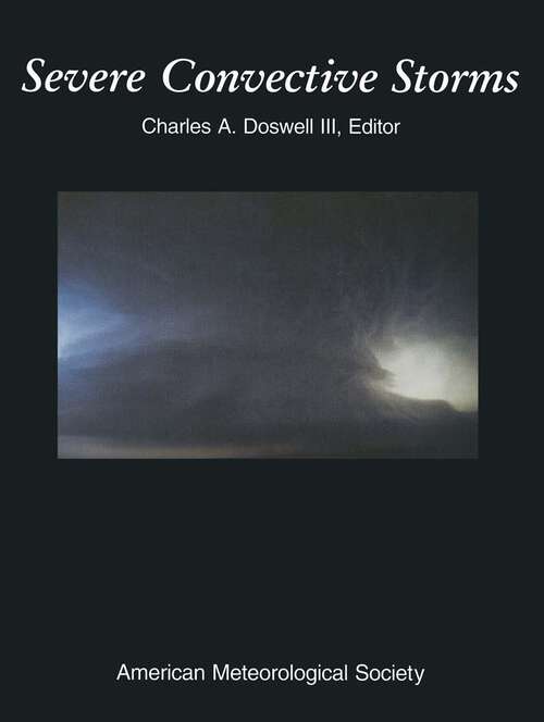Book cover of Severe Convective Storms (2001) (Meteorological Monographs)