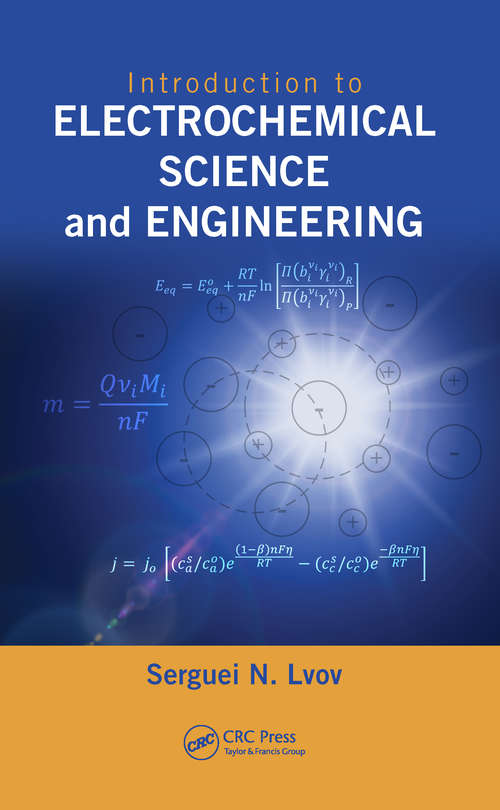 Book cover of Introduction to Electrochemical Science and Engineering