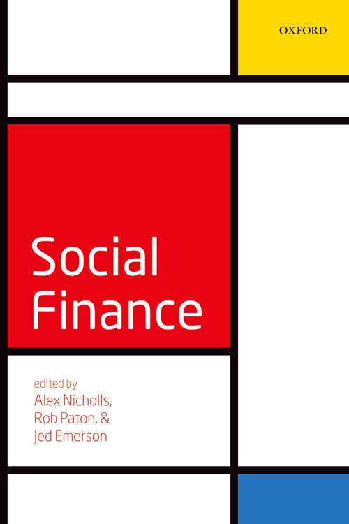 Book cover of Social Finance