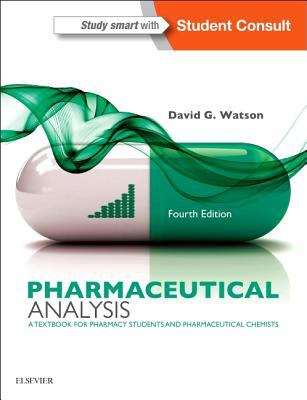 Book cover of Pharmaceutical Analysis: A Textbook For Pharmacy Students And Pharmaceutical Chemists (PDF)