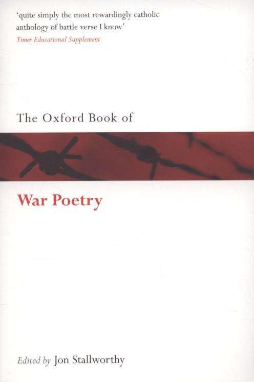 Book cover of The Oxford Book of War Poetry