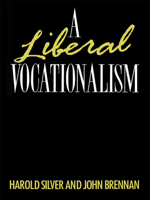 Book cover of A Liberal Vocationalism