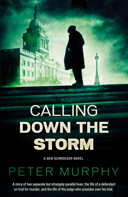 Book cover of Calling Down the Storm: A gripping 1970s British courtroom drama (A Ben Schroeder legal thriller #5)