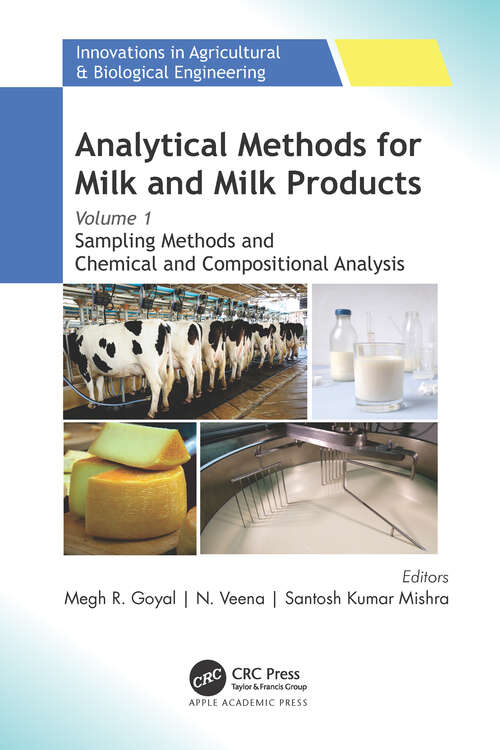 Book cover of Analytical Methods for Milk and Milk Products: Volume 1: Sampling Methods and Chemical and Compositional Analysis