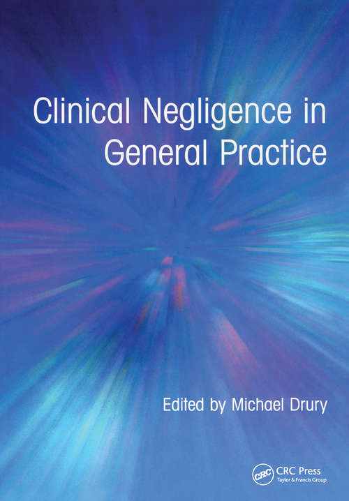 Book cover of Clinical Negligence in General Practice