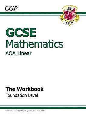 Book cover of GCSE Maths AQA Workbook (with online edition) - Foundation (PDF)