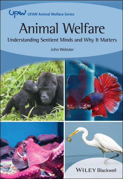 Book cover of Animal Welfare: Understanding Sentient Minds and Why It Matters (UFAW Animal Welfare)