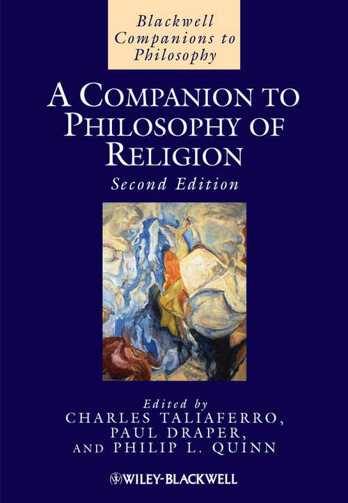 Book cover of A Companion to Philosophy of Religion (2) (Blackwell Companions to Philosophy)
