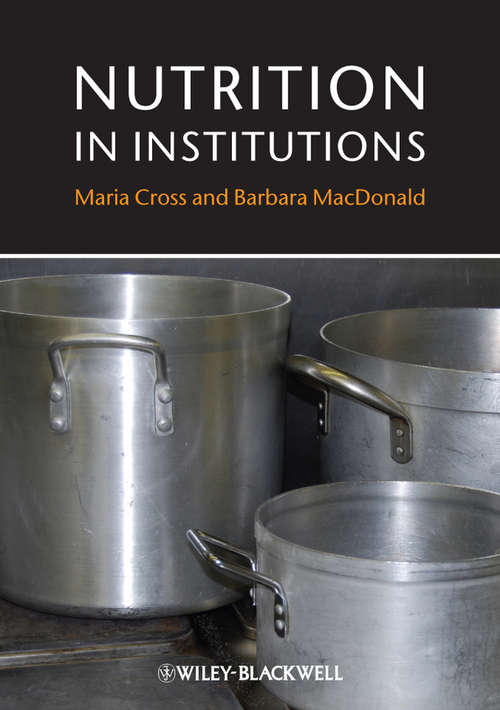 Book cover of Nutrition in Institutions
