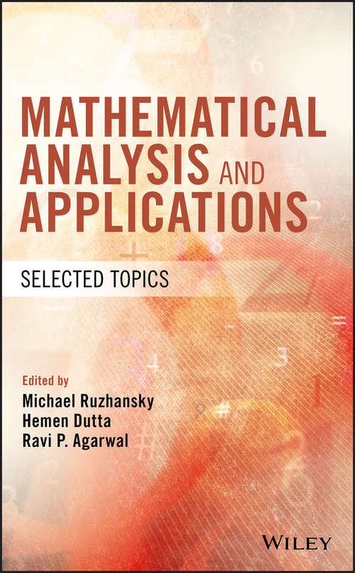 Book cover of Mathematical Analysis and Applications: Selected Topics