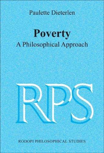 Book cover of Poverty A Philosophical Approach