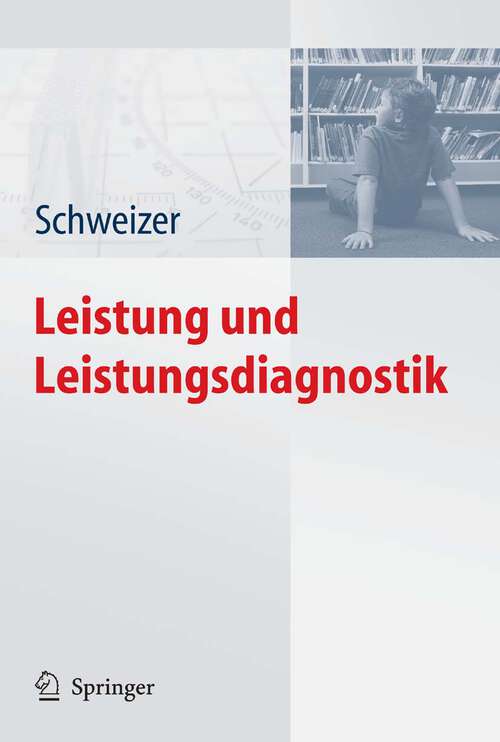 Book cover of Leistung und Leistungsdiagnostik (2006)