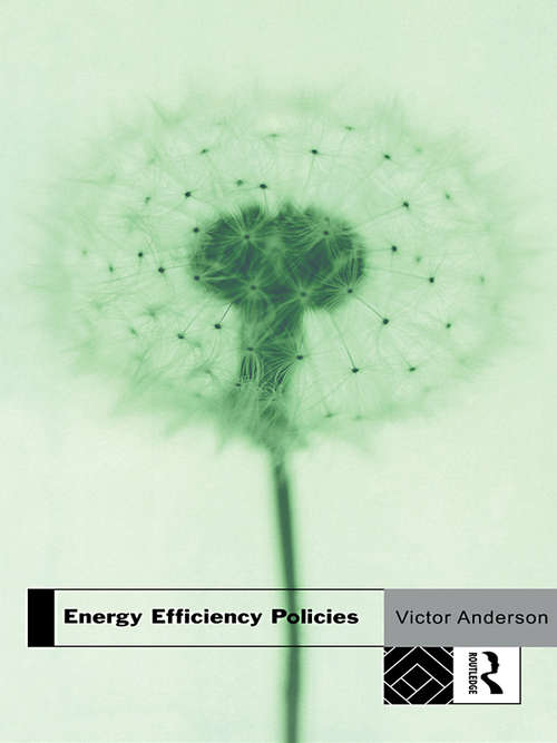 Book cover of Energy Efficiency Policies