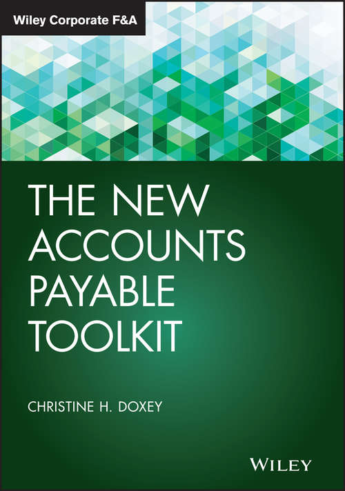 Book cover of The New Accounts Payable Toolkit (Wiley Corporate F&A #401)
