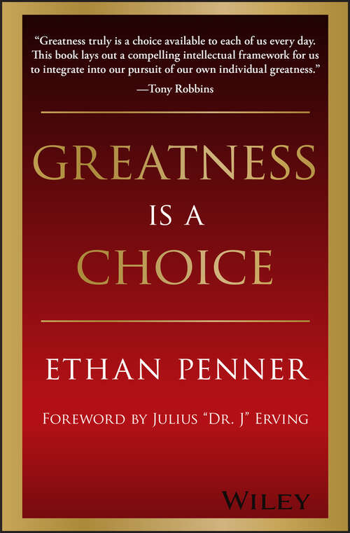 Book cover of Greatness Is a Choice