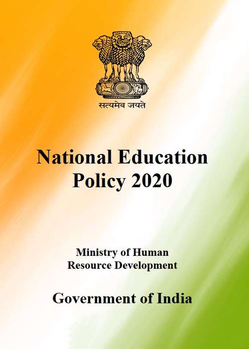 Book cover of National Education Policy 2020