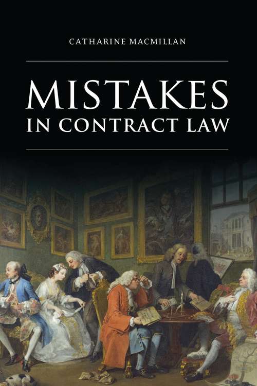Book cover of Mistakes in Contract Law