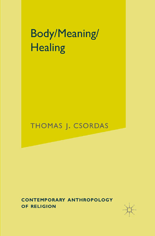 Book cover of Body, Meaning, Healing (1st ed. 2002) (Contemporary Anthropology of Religion)