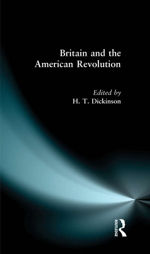Book cover of Britain and the American Revolution