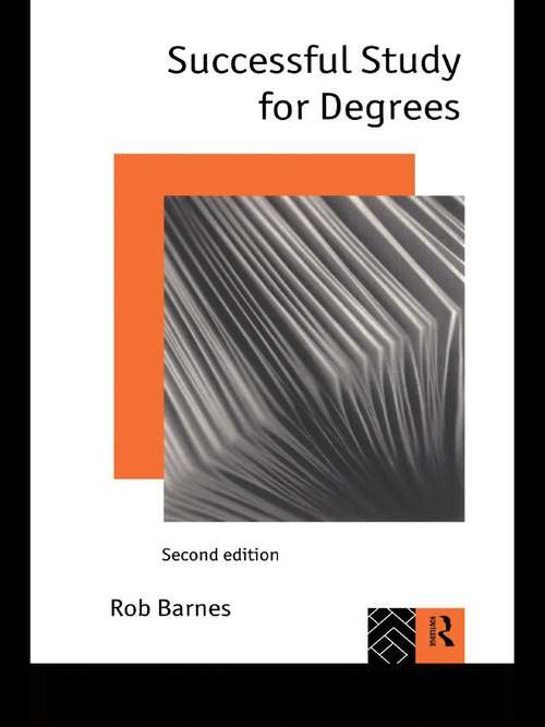 Book cover of Successful Study for Degrees (2)