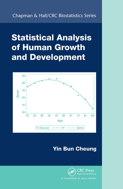 Book cover of Statistical Analysis of Human Growth and Development