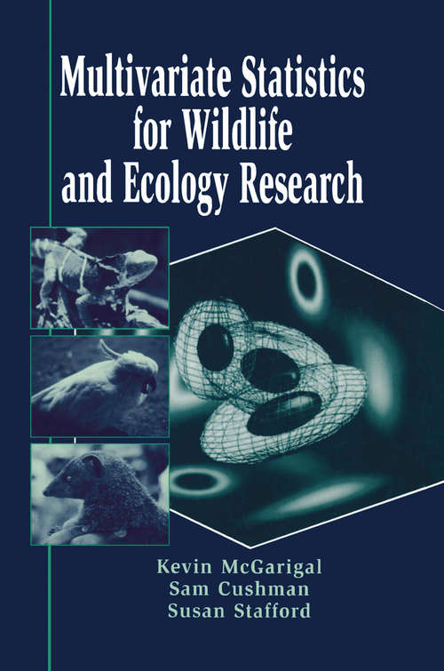 Book cover of Multivariate Statistics for Wildlife and Ecology Research (2000)