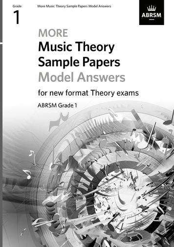 Book cover of More Music Theory Sample Papers Model Answers, ABRSM Grade 1 (PDF)
