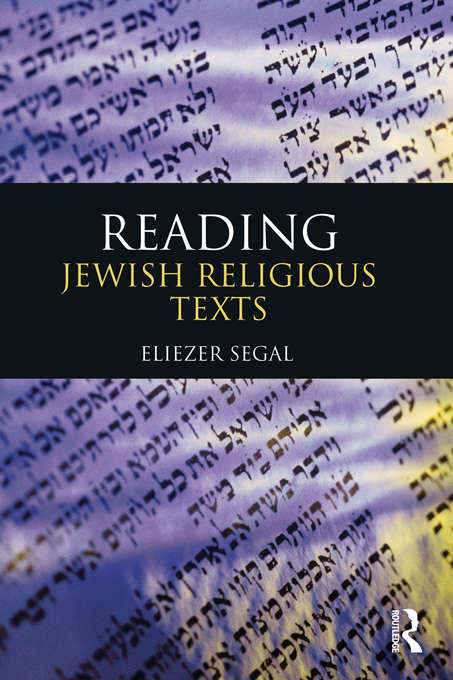 Book cover of Reading Jewish Religious Texts (Reading Religious Texts)