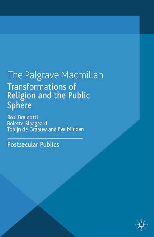 Book cover of Transformations of Religion and the Public Sphere: Postsecular Publics (2014) (Palgrave Politics of Identity and Citizenship Series)