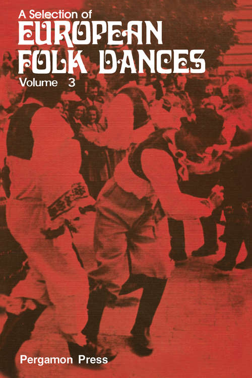Book cover of A Selection of European Folk Dances: Volume 3