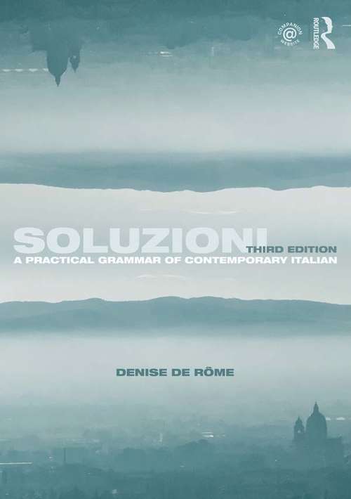 Book cover of Soluzioni: A Practical Grammar of Contemporary Italian