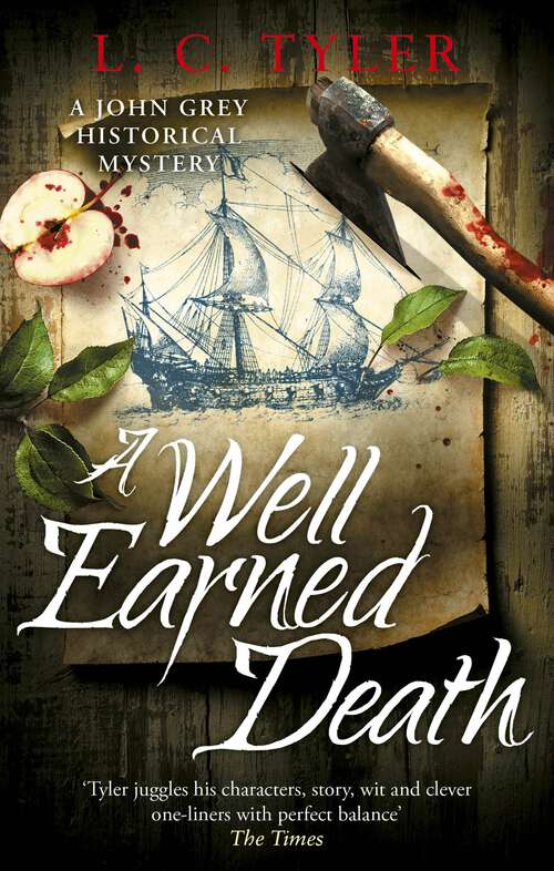 Book cover of A Well-Earned Death (A John Grey Historical Mystery #9)
