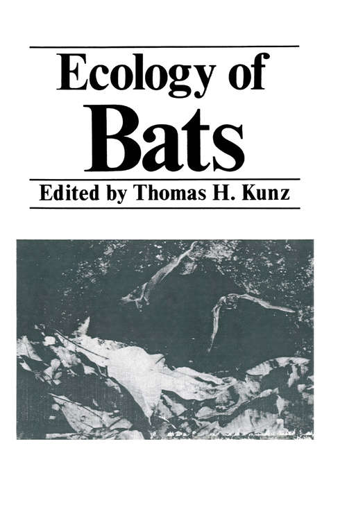 Book cover of Ecology of Bats (1982)