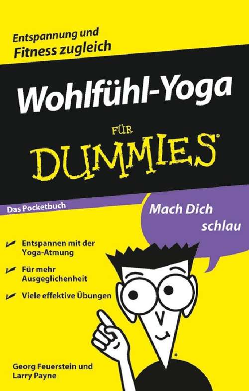 Book cover of Wohlfühl-Yoga für Dummies Das Pocketbuch (Für Dummies)