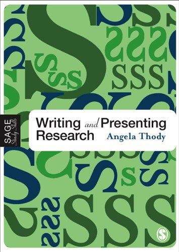 Book cover of Writing and Presenting Research (PDF)