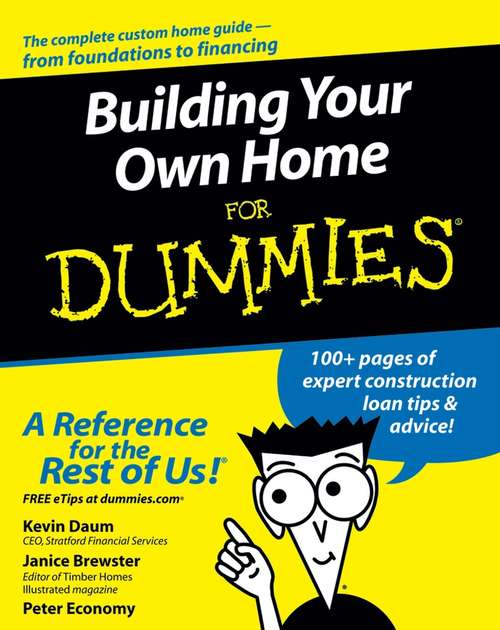 Book cover of Building Your Own Home For Dummies